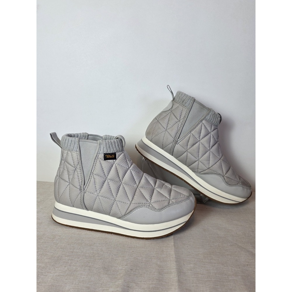 TEVA Women's ReEmber Mid Platform Bootie In Gray Size‎ 7 US